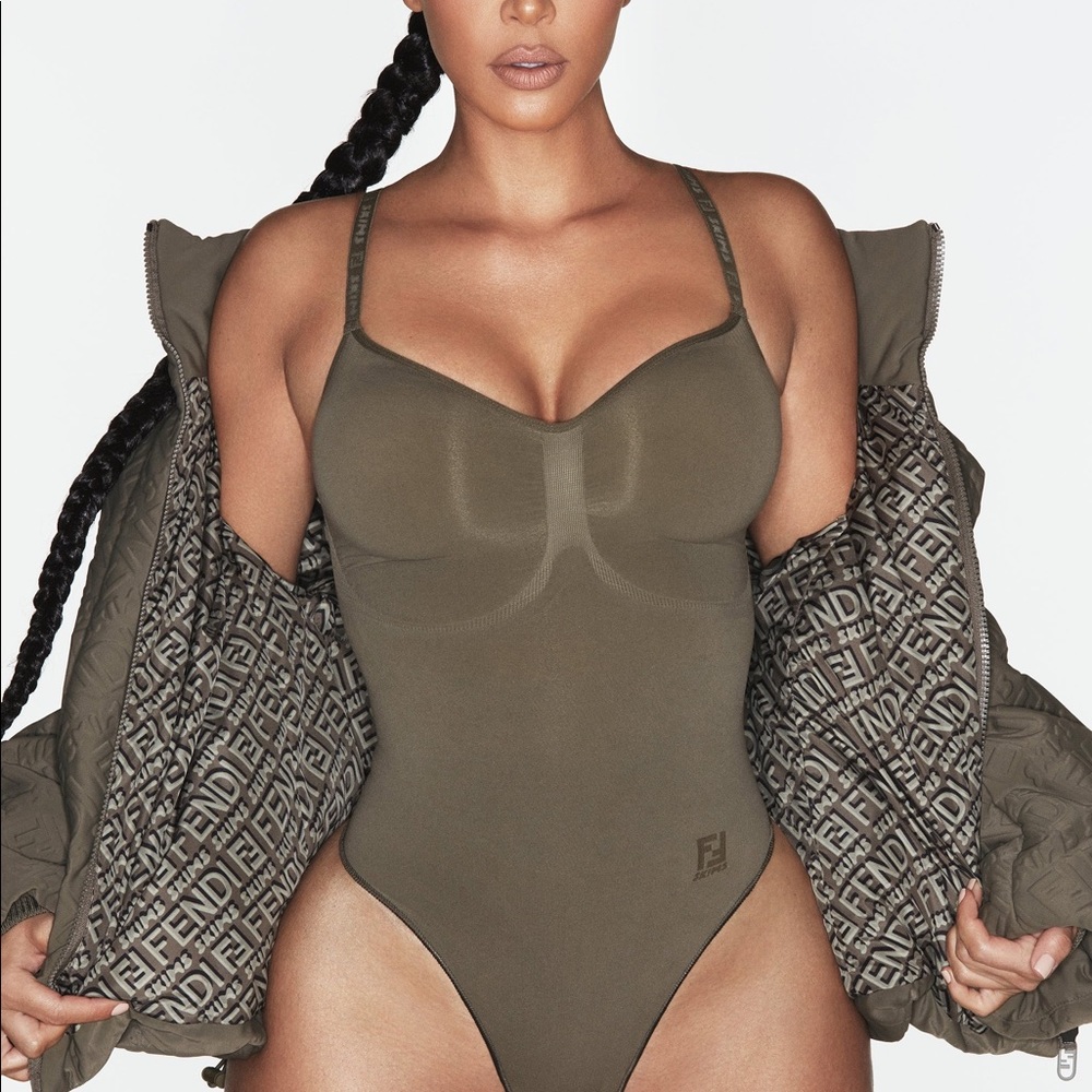 Fendi x Skims Sculpting Thong Bodysuit Illinois